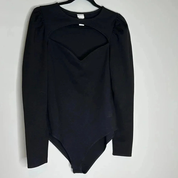 H&M Black Puff-sleeved Bodysuit - Picture 3 of 6